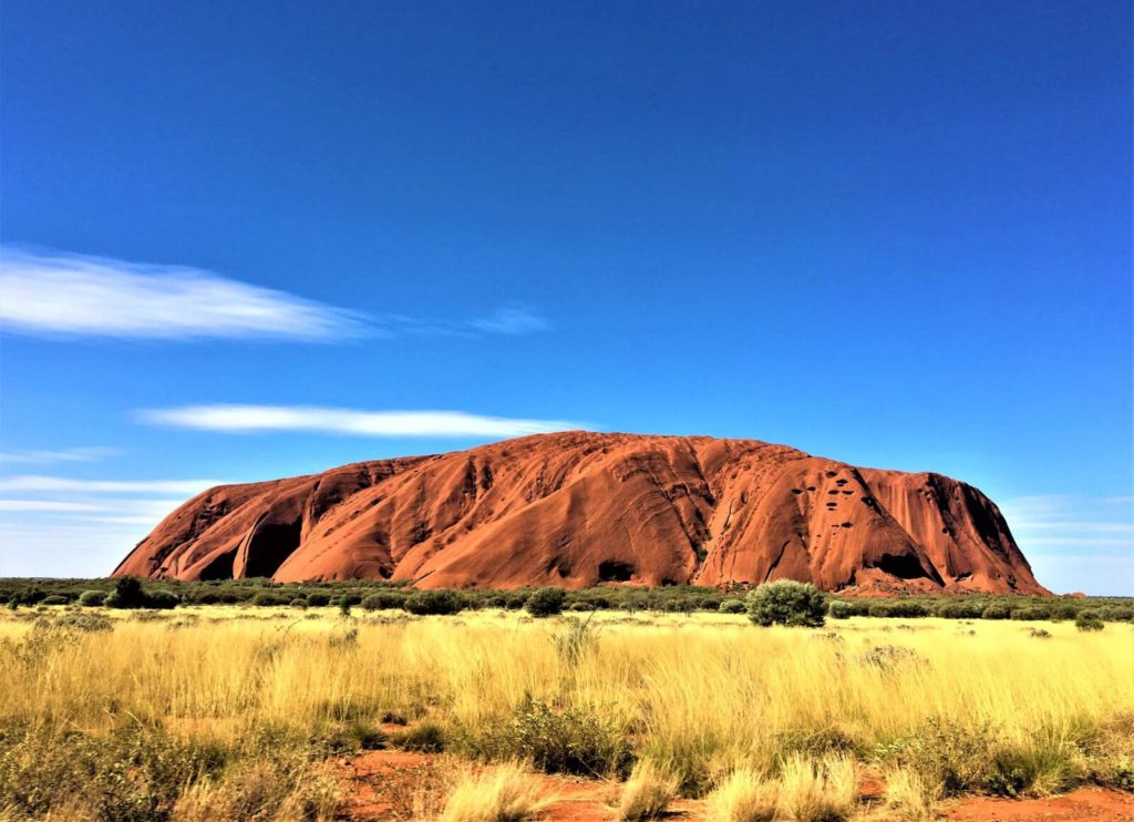 Ayers Rock im Uluru-Kata Tjuta National Park in Australien