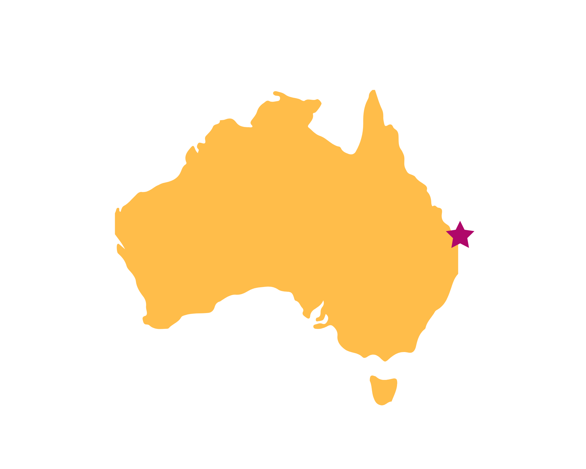 Karte Fraser Island