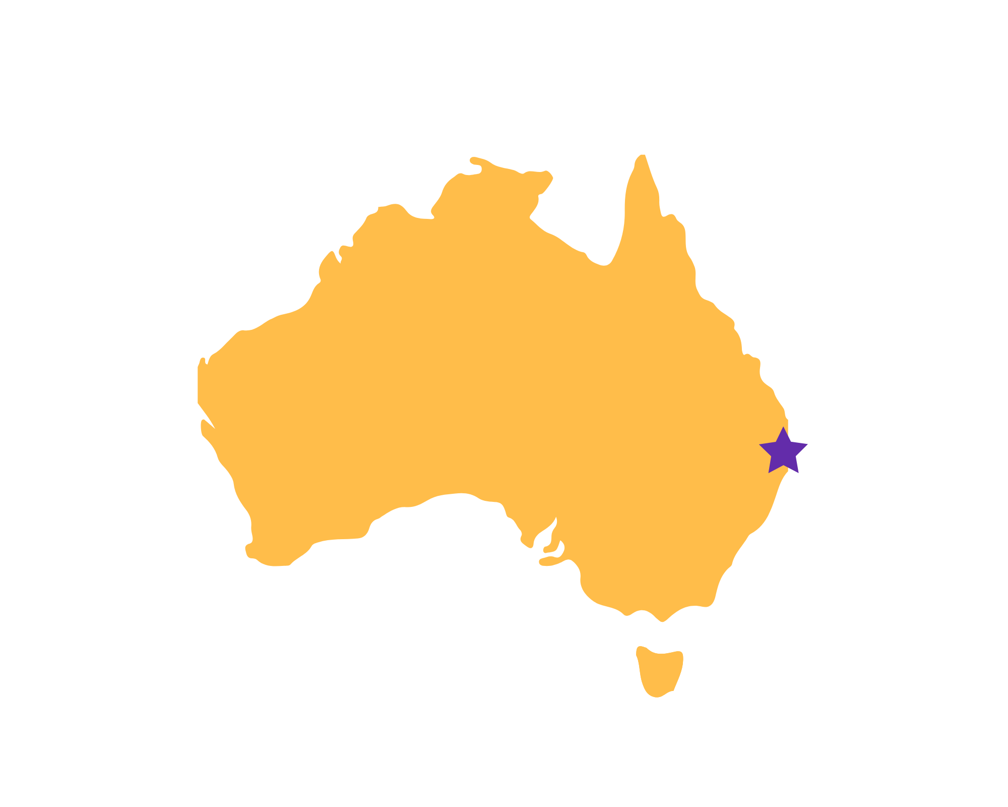 Gold Coast Karte