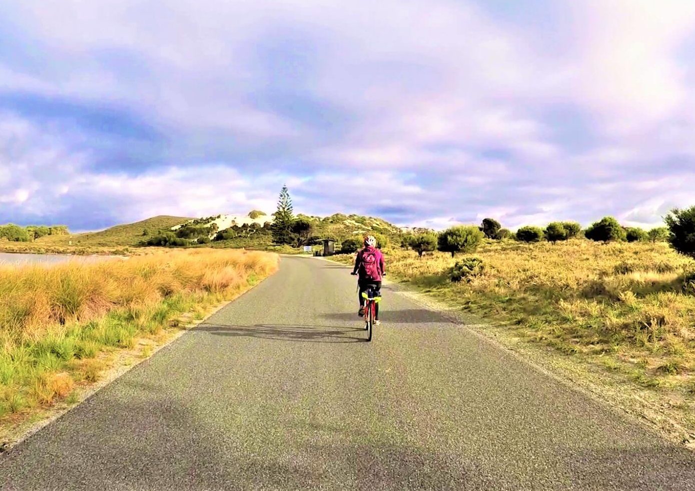 Fahrrad fahren auf Rottnest Island in Australien