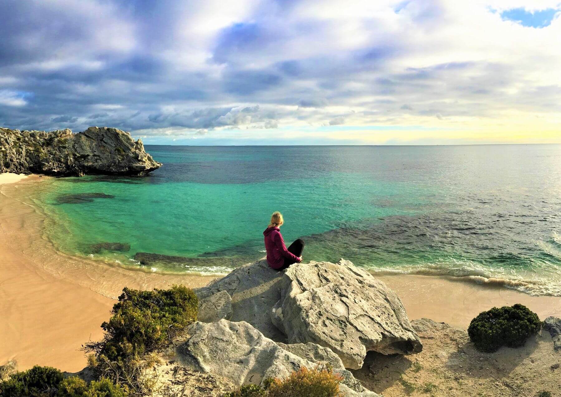 Highlights auf Rottnest Island - Bucht
