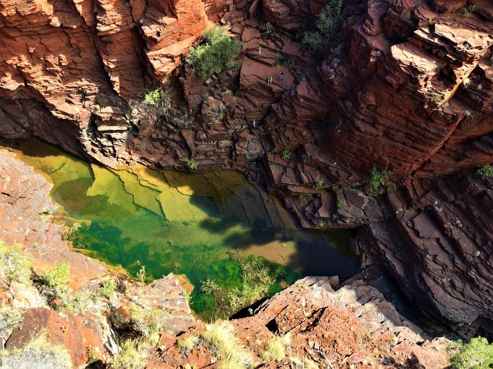 Tolle Sehenswürdigkeit im Karijini National Park - Die Joffre Gorge