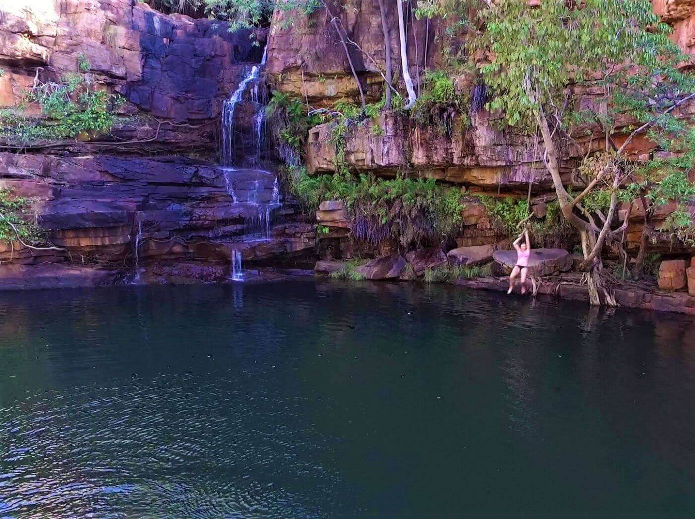 Wasserfall der Galvans Gorge auf der Gibb River Road