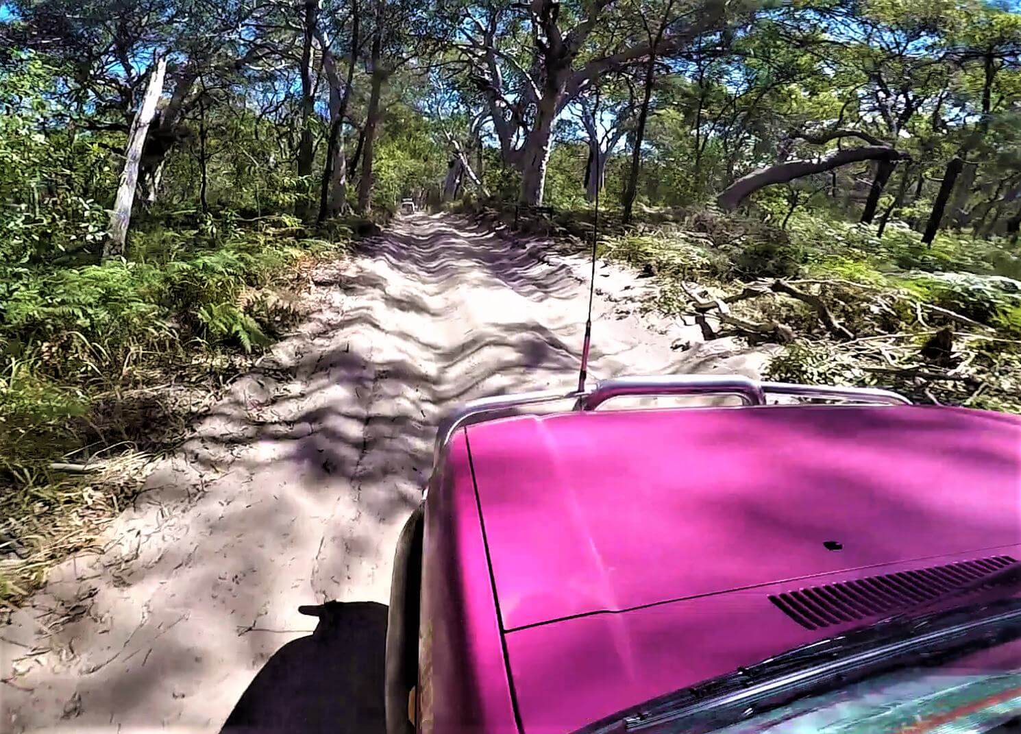 4WD fahren auf Sand in Australien