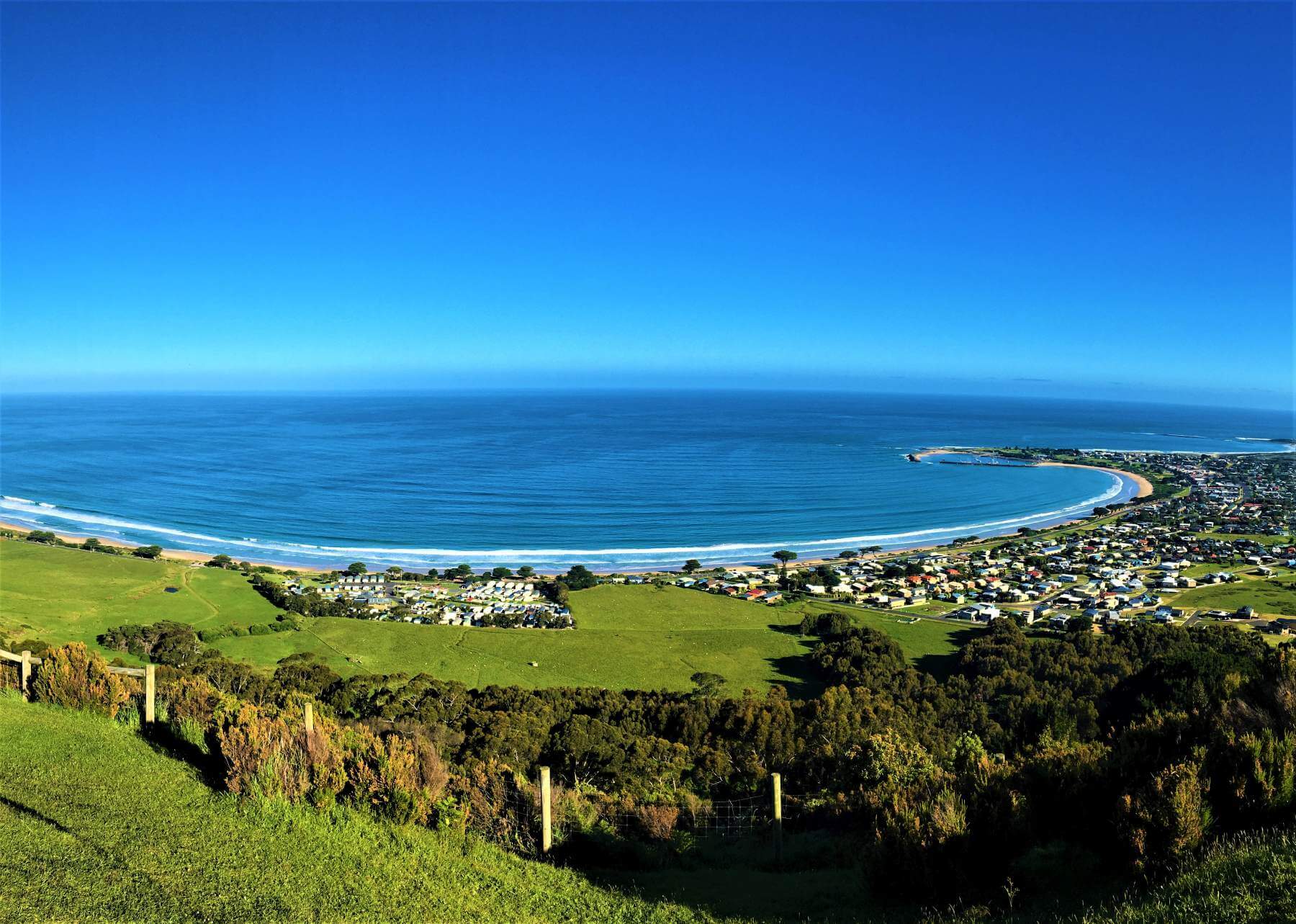 Aussicht auf die Great Ocean Road in Australien