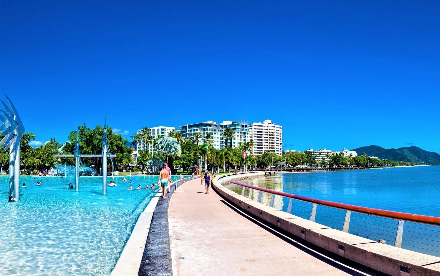 Cairns in Australien - Promenade