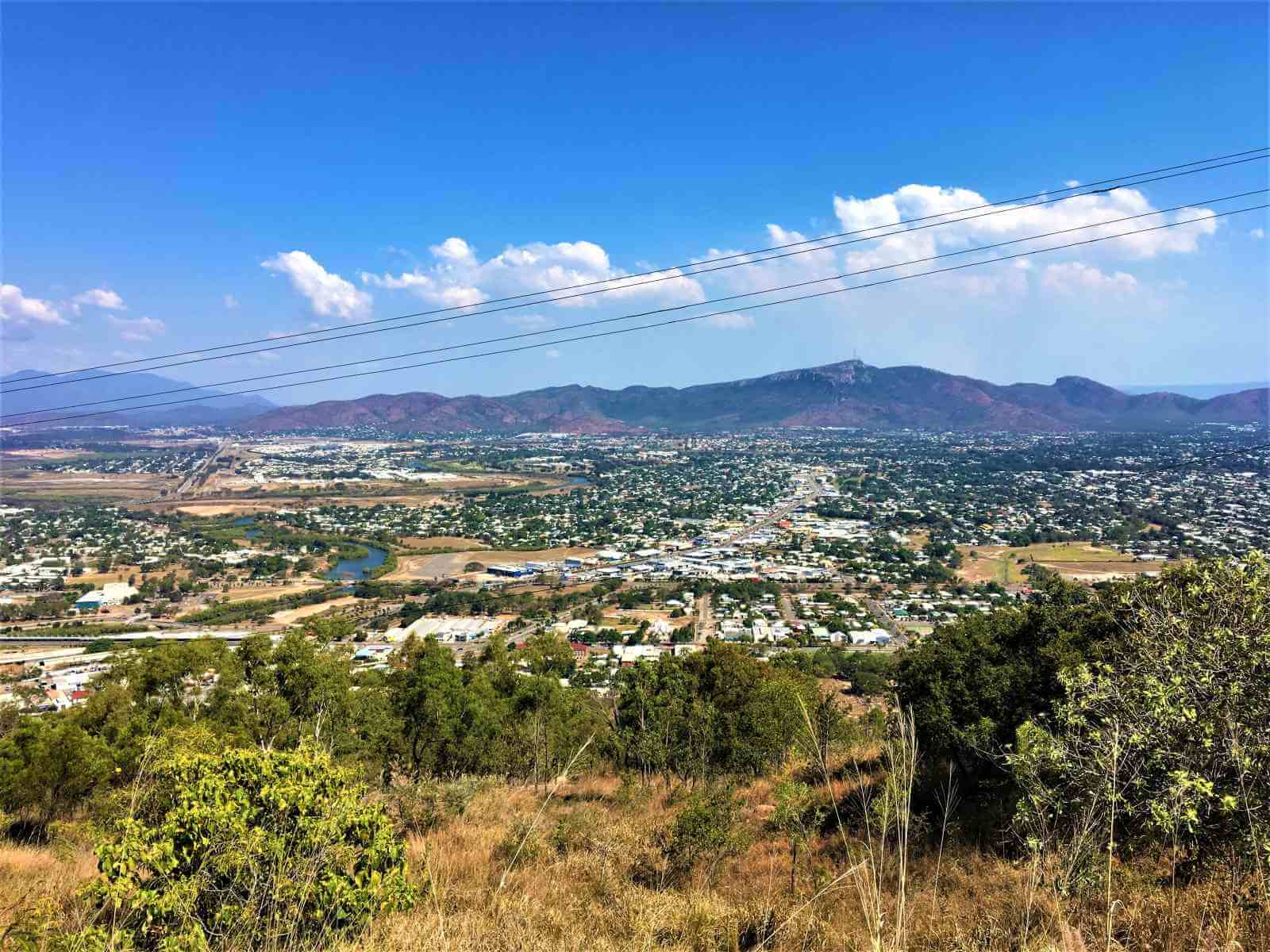 Aussicht vom Castle Hill Lookout in Townsville