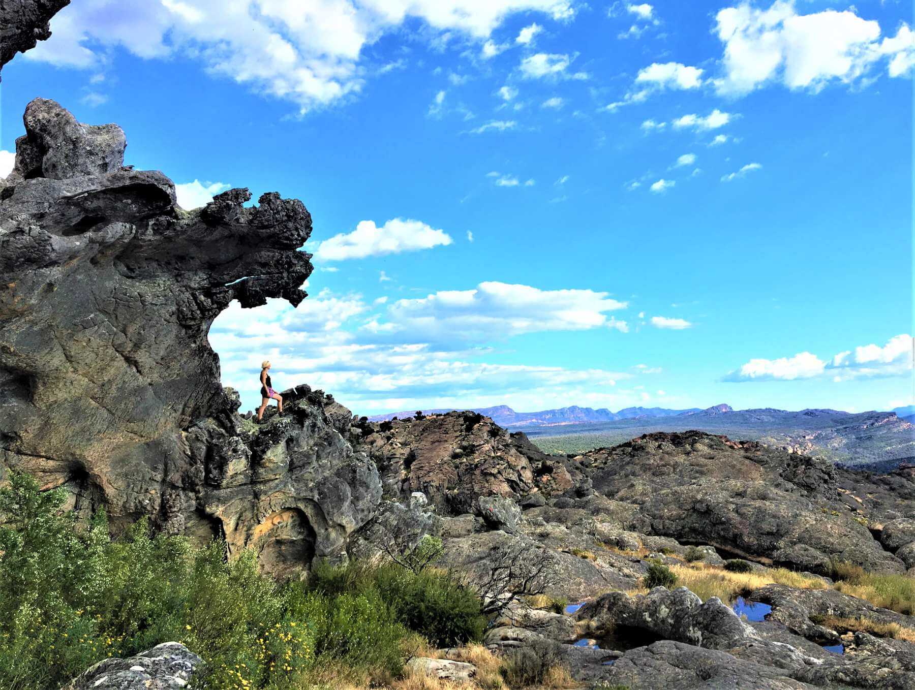 Wandern in den Grampians Mountains in Australien