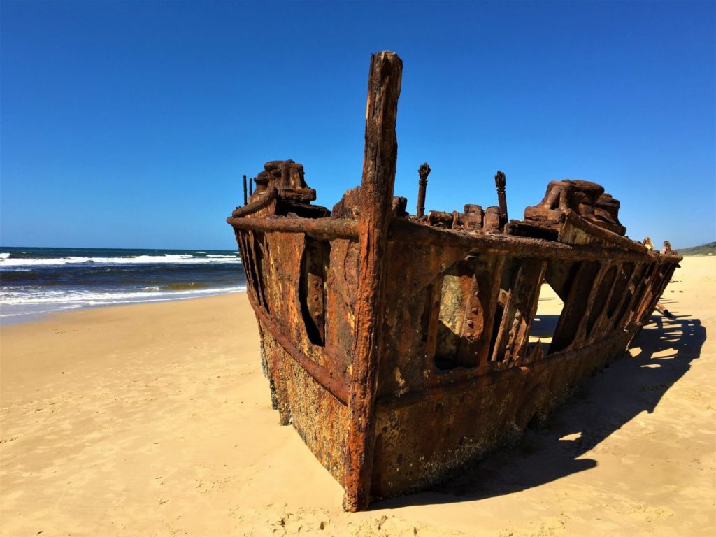 Schiffswrack Maheno Wreck auf Fraser Island