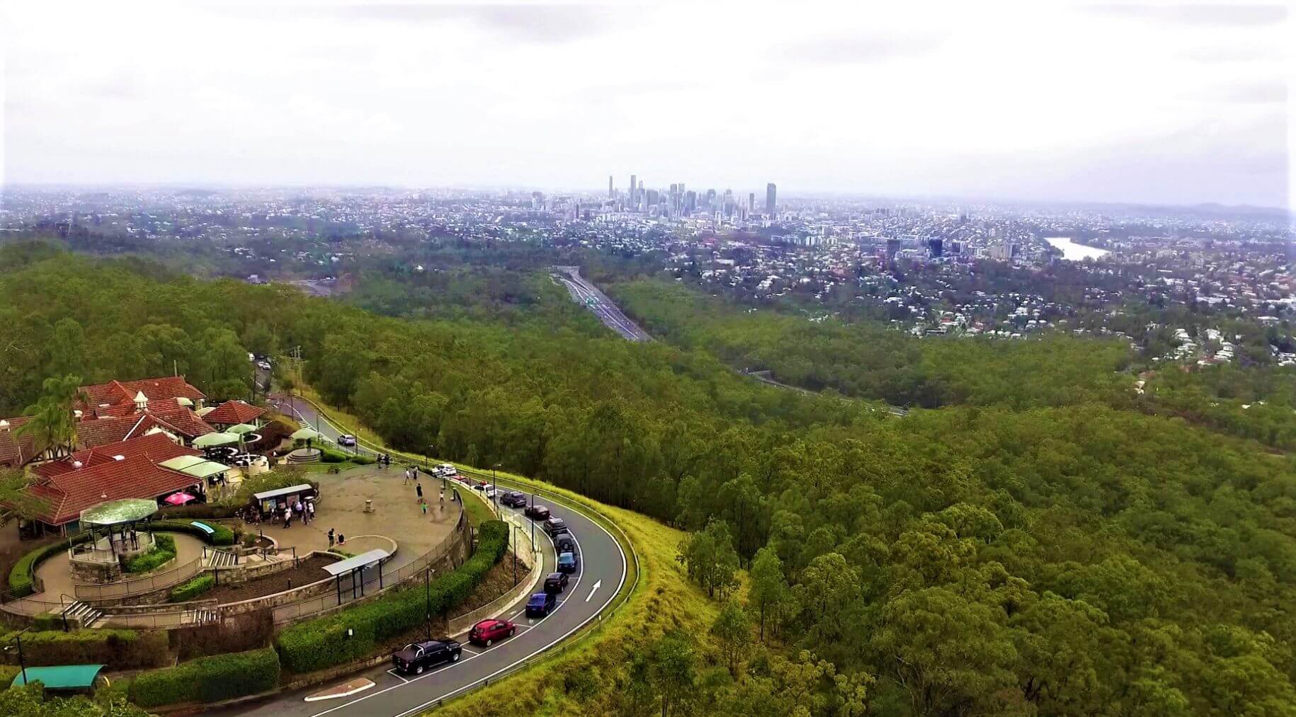 Blick vom Mount Coot-tha in Australien