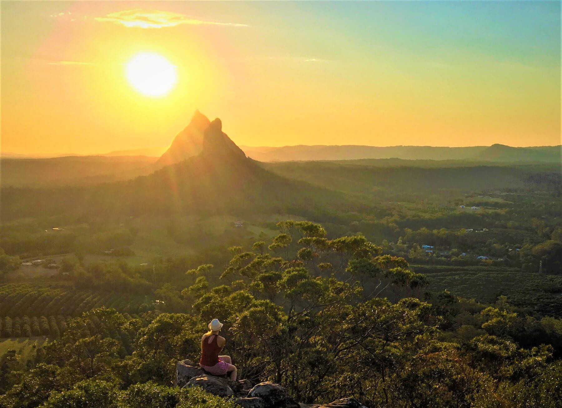 Blick auf den Nationalpark bei Brisbane