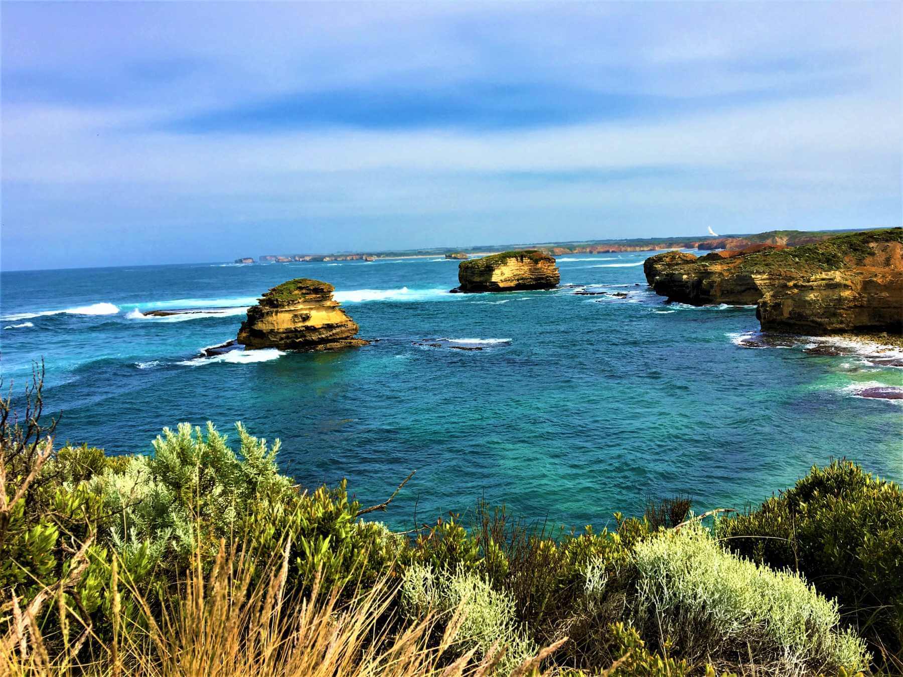Felsen im Meer auf The Great Ocean Road in Australien