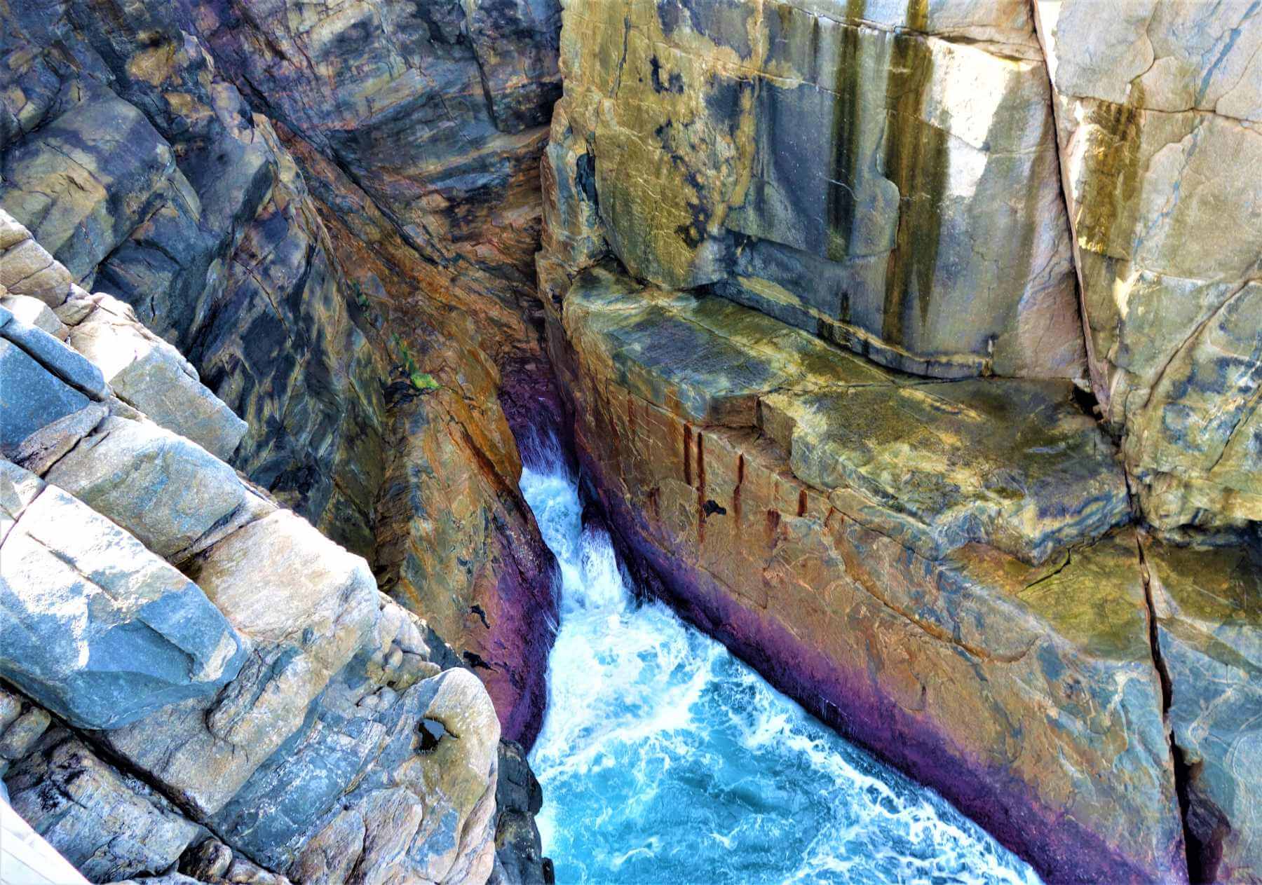 Torndirrup National Park in Australien - Felsspalte
