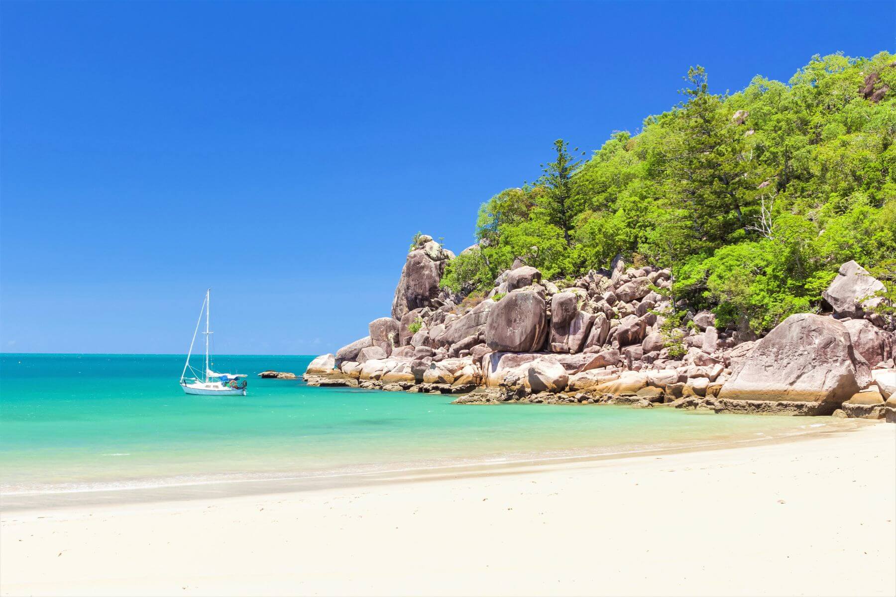 Traumstrand auf Magnetic Island in Australien