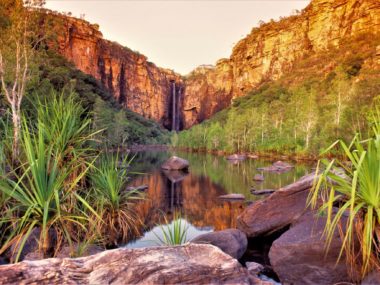 Schöner Wasserfall im Kakadu National Park - Jim Jim Falls