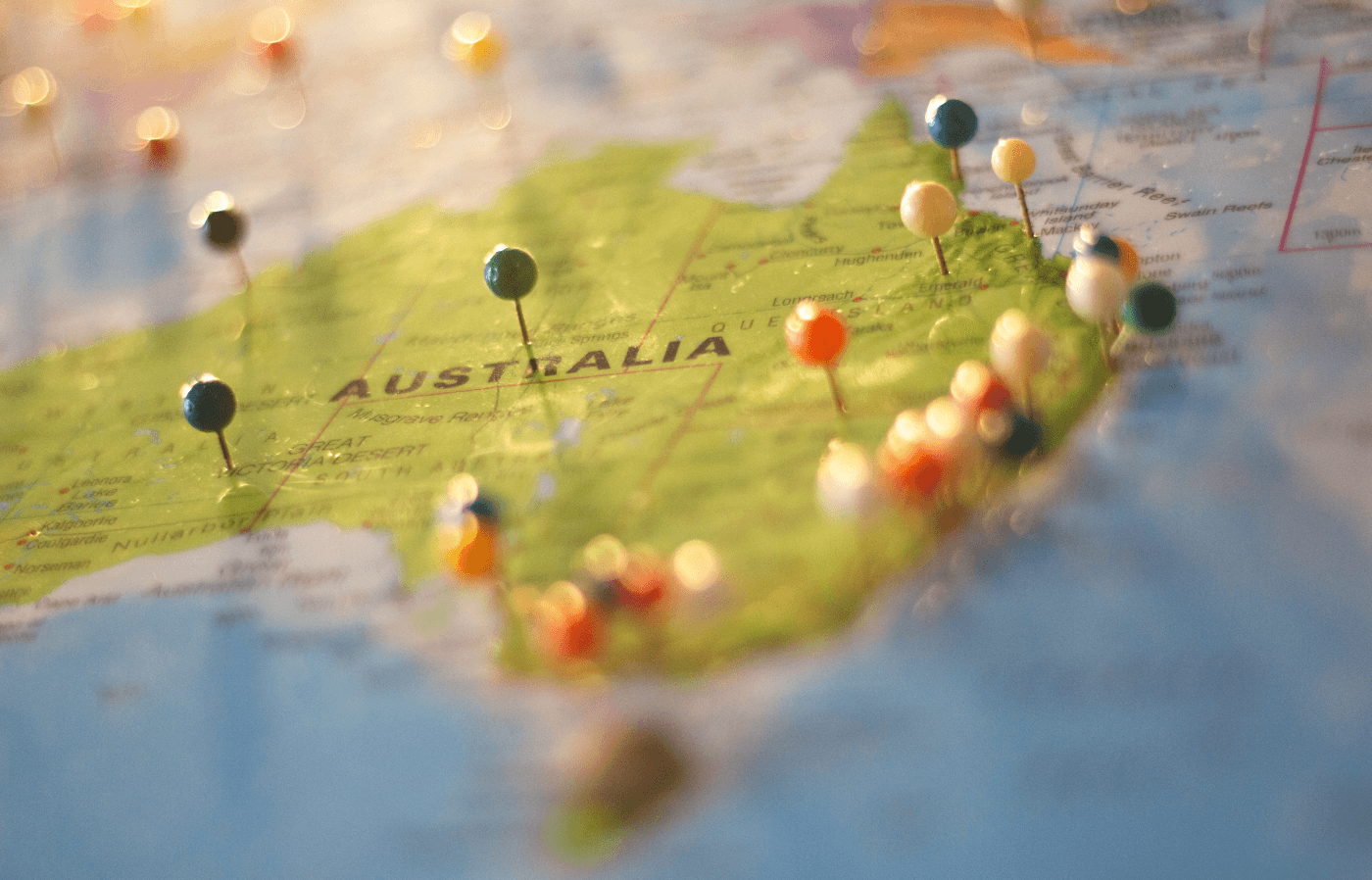 Reiserouten - Australien